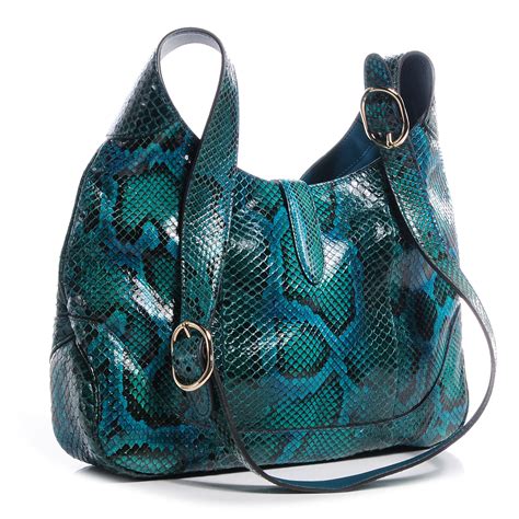 gucci python bag green|Gucci python hobo bag.